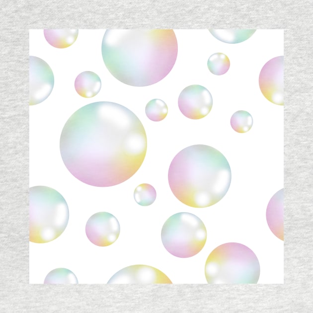 Soap Bublle Background Pattern Seamless by MichelMM